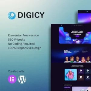 Digicy – Digital Marketing Agency Elementor Template Kit